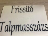 Talpmasszázs matrica
