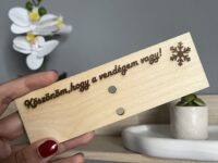 Köszönöm fa tábla